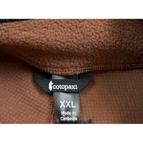 Cotopaxi XXL Abrazo FULL ZIP Fleece Jacket Men’s Acorn/oatmeal - Picture 8 of 11